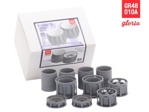 画像4: E.T.MODEL[GR48010A]1/48 現用 アメリカ F-14B/Dトムキャット F110-GE-400用排気ノズル/アフターバーナー 開状態(タミヤ/グレートウォールホビー用) (4)