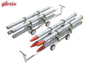 画像5: E.T.MODEL[GR48213]1/48 現用 アメリカ海軍 MHU-191A/M弾薬運搬車 w/AIM-120C空対空ミサイル (5)