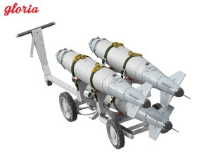 画像3: E.T.MODEL[GR48215]1/48 現用 アメリカ海軍 MHU-191A/M弾薬運搬車 w/GBU-38 500ポンド爆弾 (3)