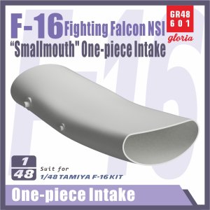 画像2: E.T.MODEL[GR48601]1/48 現用 アメリカ F-16ファイティングファルコン NSI「スモール・マウス」一体成型インテイク(タミヤ用) (2)
