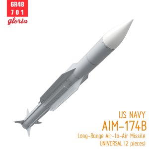 画像2: E.T.MODEL[GR48701]1/48 現用 アメリカ海軍 AIM-174Bガンスリンガー長射程空対空ミサイル(2個入) (2)