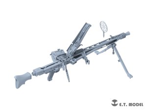 画像3: E.T.MODEL[P06-001]1/6 WWII ドイツ MG42機関銃&ドラム弾倉(3Dプリント製) (3)