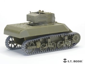 画像5: E.T.MODEL[P35-038]1/35 WWII アメリカ陸軍 M3/M5スチュアート軽戦車 T16型可動式履帯(AFVクラブ用) (5)