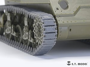 画像6: E.T.MODEL[P35-038]1/35 WWII アメリカ陸軍 M3/M5スチュアート軽戦車 T16型可動式履帯(AFVクラブ用) (6)