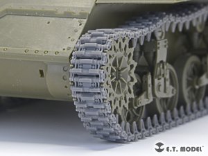 画像6: E.T.MODEL[P35-039]1/35 WWII アメリカ陸軍 M3/M5スチュアート軽戦車 T36E6型可動式履帯(AFVクラブ用) (6)