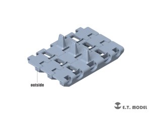 画像3: E.T.MODEL[P35-040]1/35 現用 フランス AMX-50(B)重戦車 可動式履帯(アミュージングホビー用) (3)