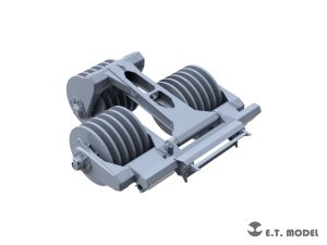 画像2: E.T.MODEL[P35-041]1/35 WWII アメリカ陸軍 T1E1"アースワーム"地雷処理装置セット(アスカモデル M32B1戦車回収車後期型用) (2)