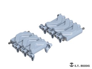 画像2: E.T.MODEL[P35-081]1/35 WWII アメリカ M4シャーマン中戦車用 T48型 可動式履帯(3Dプリント製) (2)