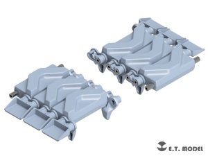 画像2: E.T.MODEL[P35-082]1/35 WWII アメリカ M4シャーマン中戦車用 T48型ダックビル(タイプ1)付 可動式履帯(3Dプリント製) (2)