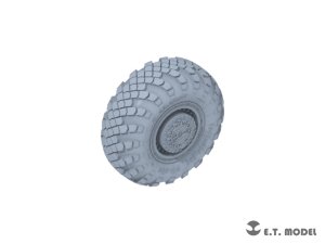 画像2: E.T.MODEL[P35-125]1/35 現用 ロシア 9K720短距離弾道ミサイル「イスカンデル-M」用 自重変形タイヤセット(トランペッター用) (2)