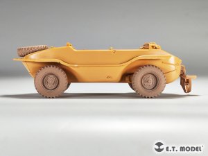 画像10: E.T.MODEL[P35-136]1/35 WWII ドイツ シュビムワーゲン166型用自重変形タイヤ 幅広タイプ(タミヤ用) (10)