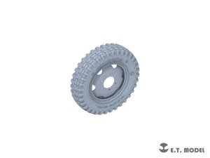 画像5: E.T.MODEL[P35-137]1/35 WWII ドイツ シュタイヤー1500A/1500A-1用自重変形タイヤ(タミヤ用) (5)