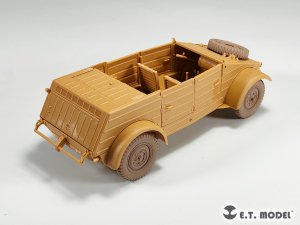 画像8: E.T.MODEL[P35-138]1/35 WWII ドイツ キューベルワーゲン82型用自重変形タイヤ 幅狭タイプ(タミヤ用) (8)