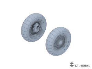 画像4: E.T.MODEL[P35-139]1/35 WWII ドイツ キューベルワーゲン82型用自重変形タイヤ バルーンタイプ(タミヤ用) (4)