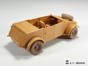 画像8: E.T.MODEL[P35-139]1/35 WWII ドイツ キューベルワーゲン82型用自重変形タイヤ バルーンタイプ(タミヤ用) (8)