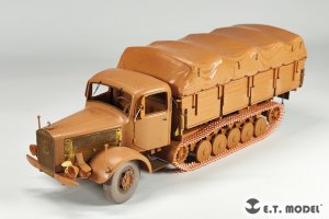 画像4: E.T.MODEL[P35-159]1/35 WWII ドイツ L4500Rマウルティア重ハーフトラック 自重変形タイヤセット(ズベズダ3603用) (4)