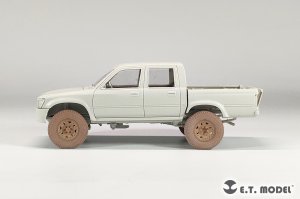 画像10: E.T.MODEL[P35-163]1/35 現用 ピックアップトラック 自重変形タイヤセット タイプ2(モンモデル用) (10)