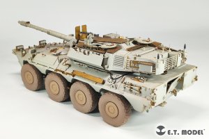 画像6: E.T.MODEL[P35-164]1/35 現用 イタリア チェンタウロB1戦闘偵察車 自重変形タイヤセット(トランペッター用) (6)