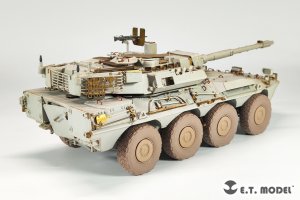 画像7: E.T.MODEL[P35-164]1/35 現用 イタリア チェンタウロB1戦闘偵察車 自重変形タイヤセット(トランペッター用) (7)