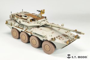 画像8: E.T.MODEL[P35-164]1/35 現用 イタリア チェンタウロB1戦闘偵察車 自重変形タイヤセット(トランペッター用) (8)