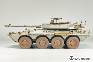 画像9: E.T.MODEL[P35-164]1/35 現用 イタリア チェンタウロB1戦闘偵察車 自重変形タイヤセット(トランペッター用) (9)