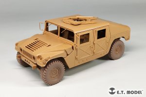 画像5: E.T.MODEL[P35-168]1/35 現用 アメリカ M1024/M1046ハンビー 自重変形タイヤセット(タミヤ用) (5)