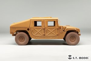 画像9: E.T.MODEL[P35-168]1/35 現用 アメリカ M1024/M1046ハンビー 自重変形タイヤセット(タミヤ用) (9)