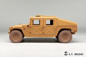 画像10: E.T.MODEL[P35-168]1/35 現用 アメリカ M1024/M1046ハンビー 自重変形タイヤセット(タミヤ用) (10)