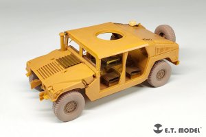 画像5: E.T.MODEL[P35-173]1/35 現用 アメリカ M1114ハンヴィー 自重変形タイヤセット(ブロンコ用) (5)