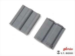 画像3: E.T.MODEL[P35-207]1/35 現用 ジオラマ素材 屋根用現代瓦 メンディップタイプ (3)