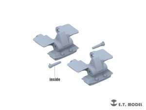 画像4: E.T.MODEL[P35-406]1/35 WWII ドイツ Sd.Kfz.251装甲兵員輸送車/Sd.Kfz.11 3トンハーフトラック用連結可動履帯/起動輪/誘導輪基部セット 後期タイプ (4)