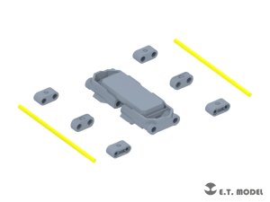 画像4: E.T.MODEL[P35-422]1/35 現用 陸上自衛隊 10式戦車 連結可動履帯 タイプ2(タミヤ用) (4)
