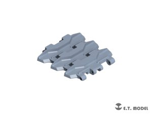 画像2: E.T.MODEL[P35-032]1/35 WWII フランスソミュアS35騎兵戦車用可動式履帯(3Dプリンター) (2)