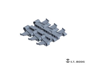 画像4: E.T.MODEL[P35-032]1/35 WWII フランスソミュアS35騎兵戦車用可動式履帯(3Dプリンター) (4)