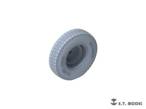 画像3: E.T.MODEL[P35-104]1/35 WWII ドイツ重装甲車Sd.Kfz.234用小径ホイール自重変形タイヤセットType.4(3Dプリンター ドラゴン用) (3)