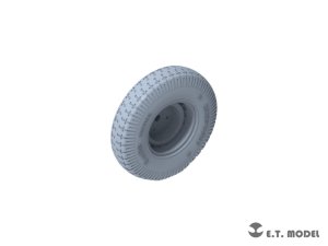 画像3: E.T.MODEL[P35-105]1/35 WWII ドイツ重装甲車Sd.Kfz.234用大径ホイール自重変形タイヤセットType.5(3Dプリンター ドラゴン用) (3)