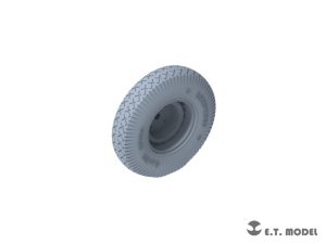 画像3: E.T.MODEL[P35-108]1/35 WWII ドイツ重装甲車Sd.Kfz.234用大径ホイール自重変形タイヤセットType.8(3Dプリンター ドラゴン用) (3)