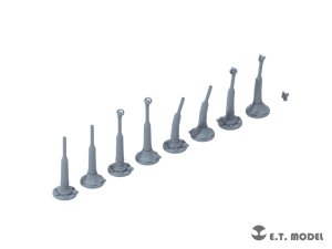 画像3: E.T.MODEL[P35-227]1/35 WWII 露/ソ ロシア車両用アンテナマストベースセットType.1(3Dプリンター) (3)