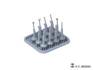画像4: E.T.MODEL[P35-227]1/35 WWII 露/ソ ロシア車両用アンテナマストベースセットType.1(3Dプリンター) (4)