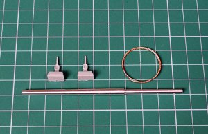 画像2: EUREKA XXL[ER-3568]1/35 WWII アメリカ駆逐戦車 M18ヘルキャット用砲身&牽引ケーブルセット(タミヤ用) (2)