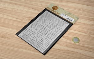 画像2: マソモデル[MH80035]スケールフリー アルファベット大文字デカール タイプ2 黒 1.5-3mmサイズ (2)