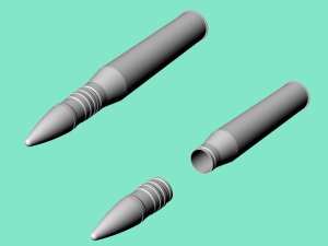 画像2: EUREKA XXL[A-3514]7.5 cm Pzgr.Patr.40/42 Kw.K.42 APCBC砲弾、砲弾ケースセット(IV号駆逐戦車L70(V)、(A)　パンター各型用) (2)