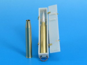 画像1: EUREKA XXL[A-3523]8.8 cm Gr.Patr.39 Hl Kw.K.43 HEAT砲弾、弾薬箱セット(ホルニッセ/ナースホルン、TigerII、ヤークトティーガー、エレファント、フェルディナンド用) (1)