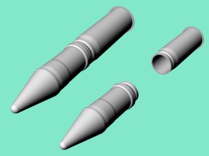 画像3: EUREKA XXL[AB-353]1/35 WWII ドイツ7.5cm Kw.K.37/Stu.K.37用弾頭/砲弾セット (3)