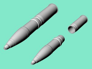 画像4: EUREKA XXL[AB-353]1/35 WWII ドイツ7.5cm Kw.K.37/Stu.K.37用弾頭/砲弾セット (4)