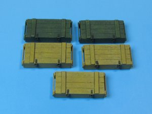 画像3: EUREKA XXL[E-003]WWII独 7.5cm KwK40/StuK40 L/43&48 弾薬箱#2(5個セット) (3)