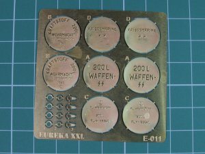 画像5: EUREKA XXL[E-011]WWII独 200リットル燃料ドラム缶#1(4個セット) (5)