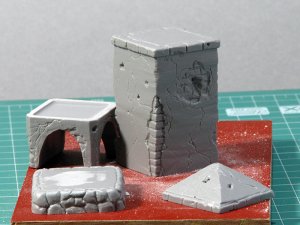 画像3: EUREKA XXL[ED-3506]1/35 ジオラマ素材 道標を兼ねたレンガ製礼拝堂 (3)