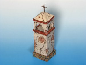 画像2: EUREKA XXL[ED-3506]1/35 ジオラマ素材 道標を兼ねたレンガ製礼拝堂 (2)