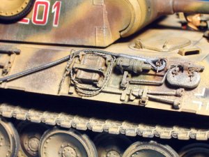 画像9: EUREKA XXL[ER-2501]1/25 WWII ドイツパンターG型/ヤクトパンターG1用牽引ケーブルセット (9)